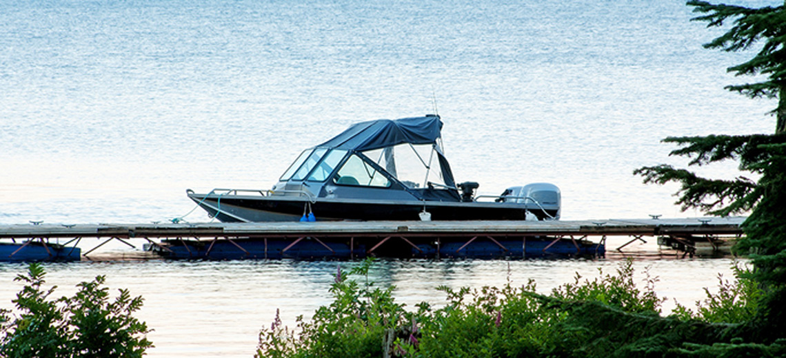 boat storage slide